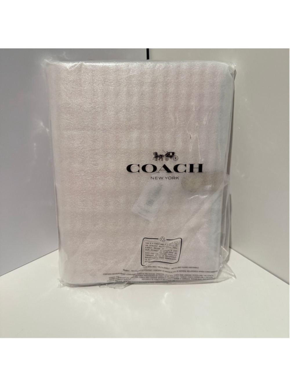 NEW Authentic Coach Notebook + Pencil Case In Powder Pink Signature Canvas NWT - Picture 8 of 14